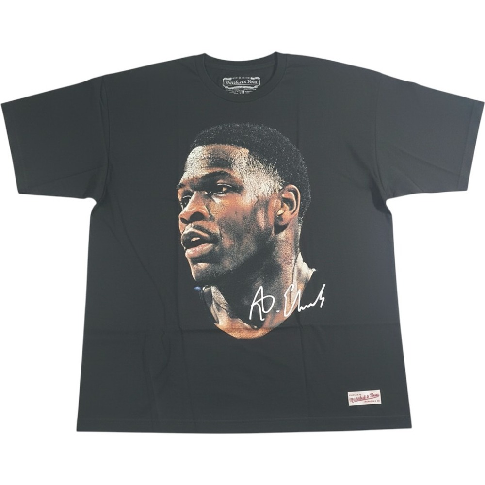 Mitchell & Ness Anthony Edwards Big Face T Shirt Black NBA Unisex XXL NEW